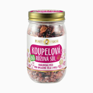 Bio Růžová koupelová sůl