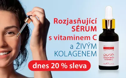 DNES 20 % SLEVA - Rozjasňující sérum s vitaminem C a živým kolagenem