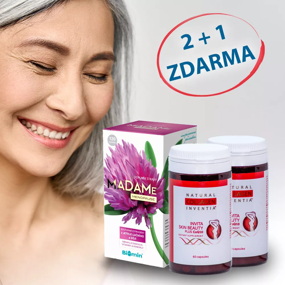 Menopauza Harmony Set s omlazujícím živým kolagenem - přírodní péče o Zdraví, Krásu a Vitalitu