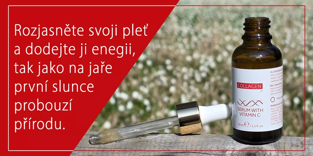 Rozjasňující sérum s vitamínem C a živým kolagenem